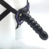 21.9cm Lesbian Sex Toy Beads Anal Plastic Dildo with Pants PVC Penis with Belt Butt Plug Sex Toys Anal Strap on for Women