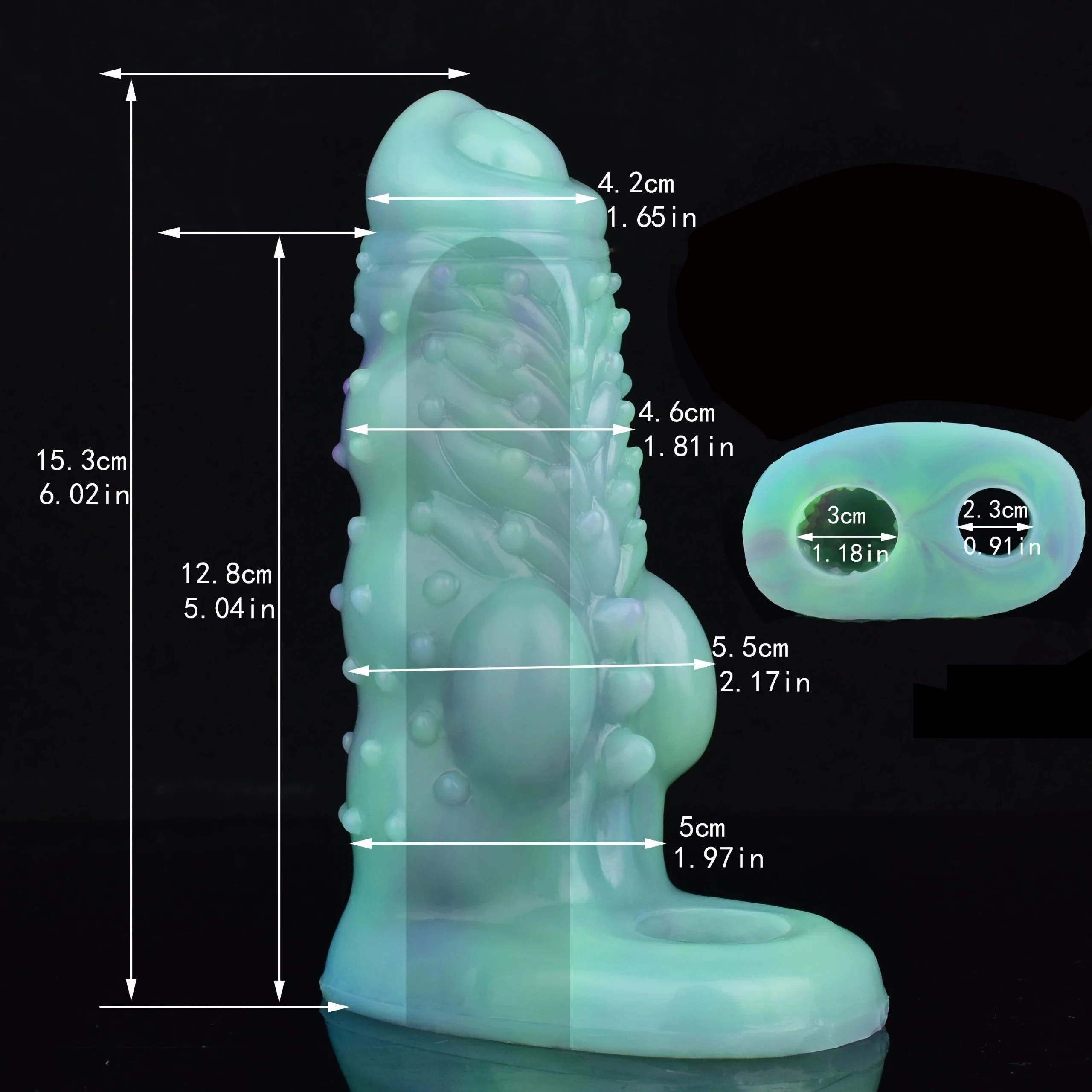 Silicone Cock Sleeve Extendable Male for Enlargement Dildo Fantasy Sex Toy for Enhanced Pleasure Penis Sleeve Knotdog Dildo