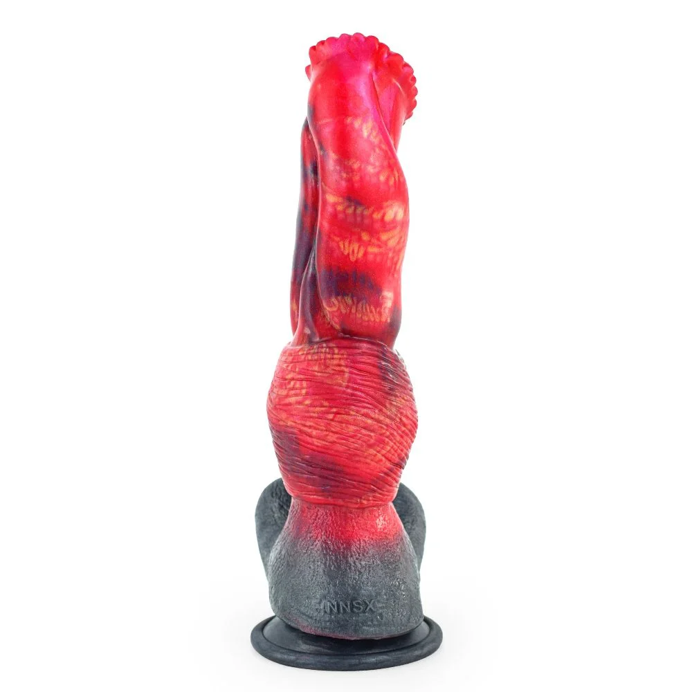 25cm Industrial Size Medical Silicone Monster Ribbed Custom Thick Dildos for Women Anal
