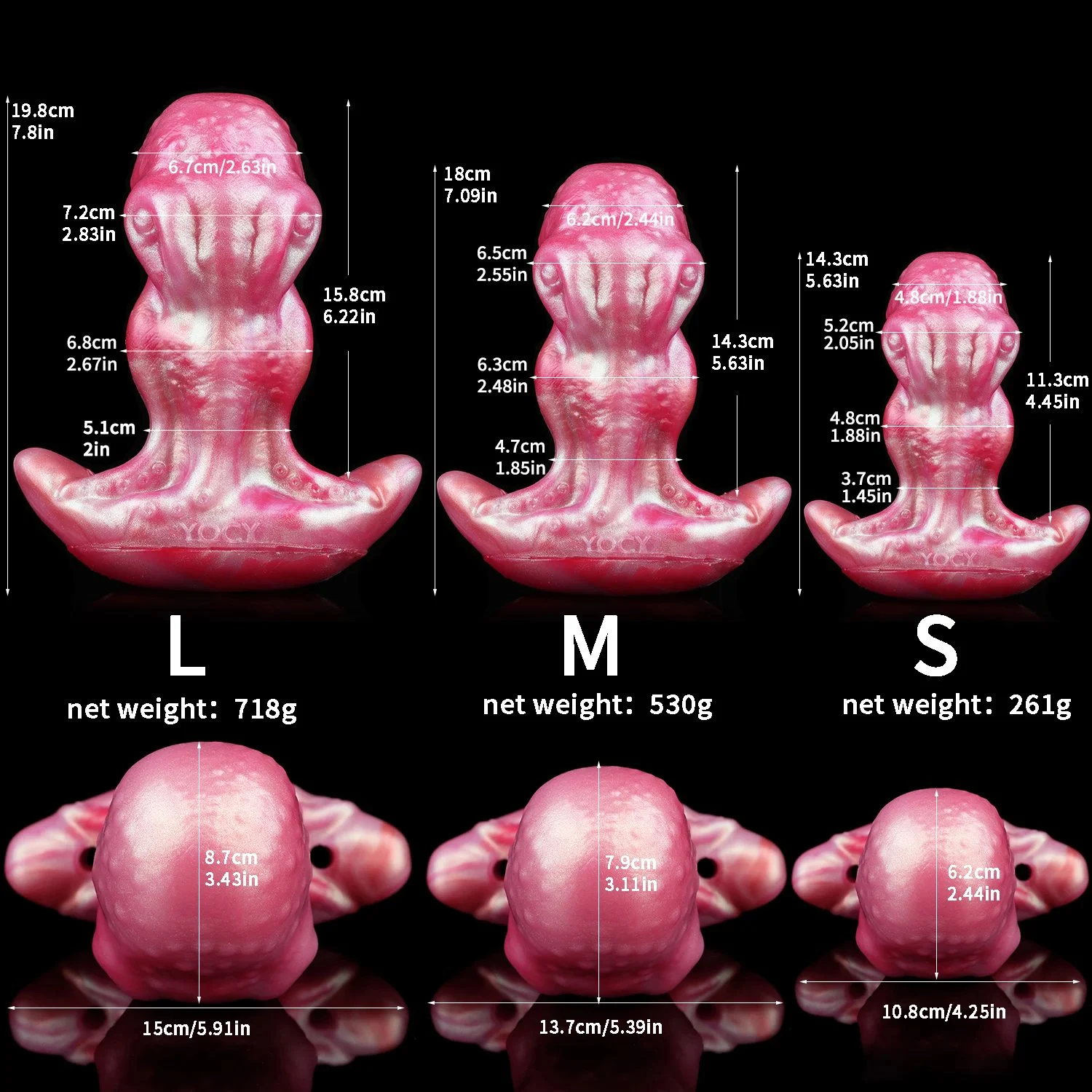 S M L Silicone Strapon Belt Buttplug Remote Control Vibrator Mouth Gag Toy for Men Women P Spot Stimulator Prostate Massage