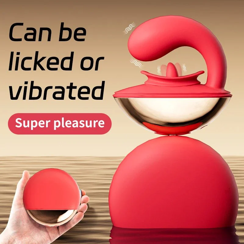 Strong Vibrating Rose Sex Toy for Egg Skipping Multi-Frequency Female Masturbator Adult Flirting Tongue Licking Toy