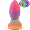 6 Inch Small Anal Plug for Women Glow in Dark Beginner Masturbation Luminous Butt Plug Gorgeous