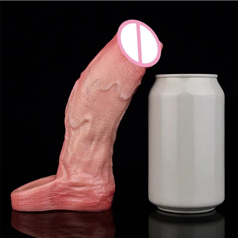 Penis Sleeve Cover Penis Ring Delay Ejaculation Silicone Inner Thread Design Penis Sleeve for Men Enlargement Sex Toy for Men