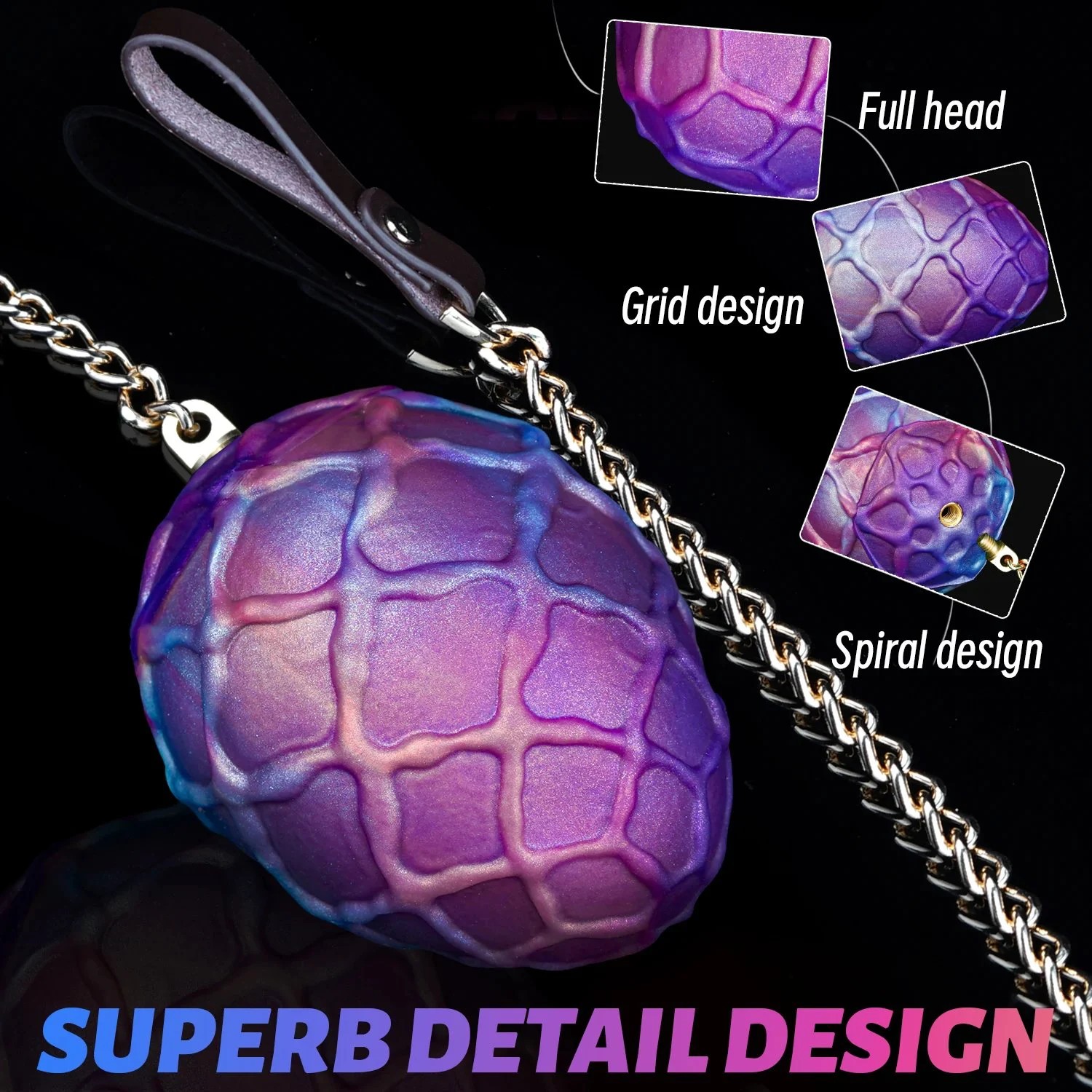 Liquid Silicone Funny Egg Anal Plug Set & Butt Plug for Men Women Couples Masturbation Adult Toy