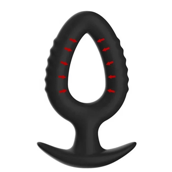 Men's Anal Expander Sex Toys Silicone Stainless Steel Butt Plug and Anal Beads for Men and Women