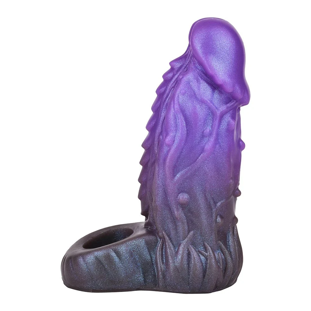 Silicone Realistic Monster Cock Sleeve Girth Enhancer for Men Reusable Pennis Sleeve Girth Enhancer Pennis Sleeve