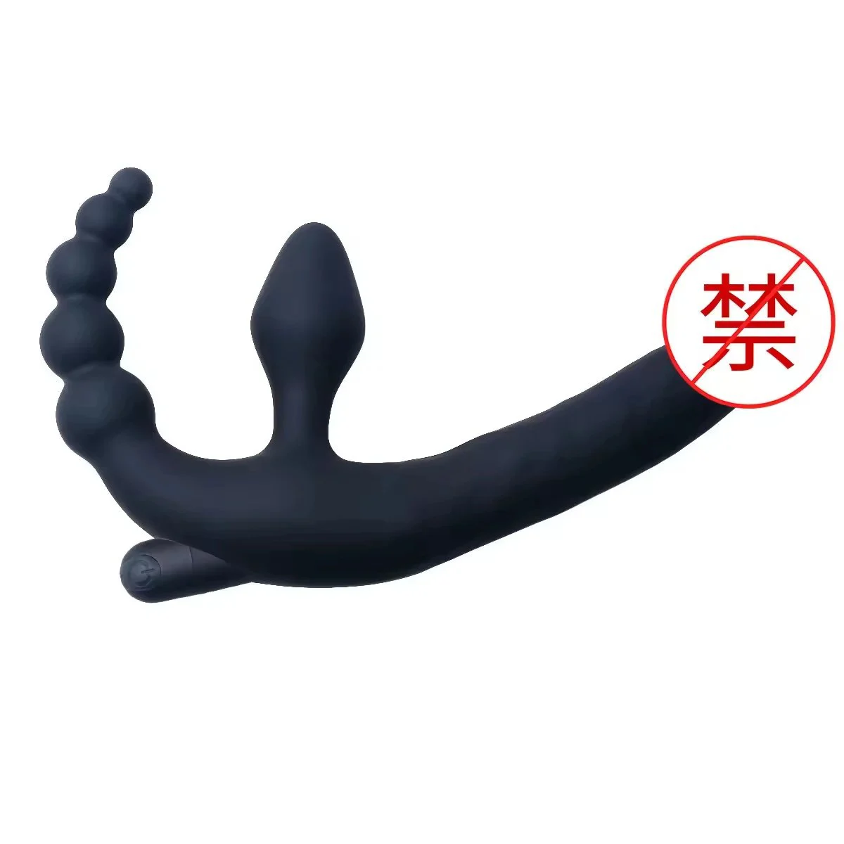 Multi-function Electric Anal Plug Three Heads Dildo Beads Vibrator Sex Lesbian Double Dildo Vibrators Anal Dildo