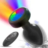 Oval Metal Posterior Chamber Adult Sex Toy Anal Plug for Sexual Pleasure