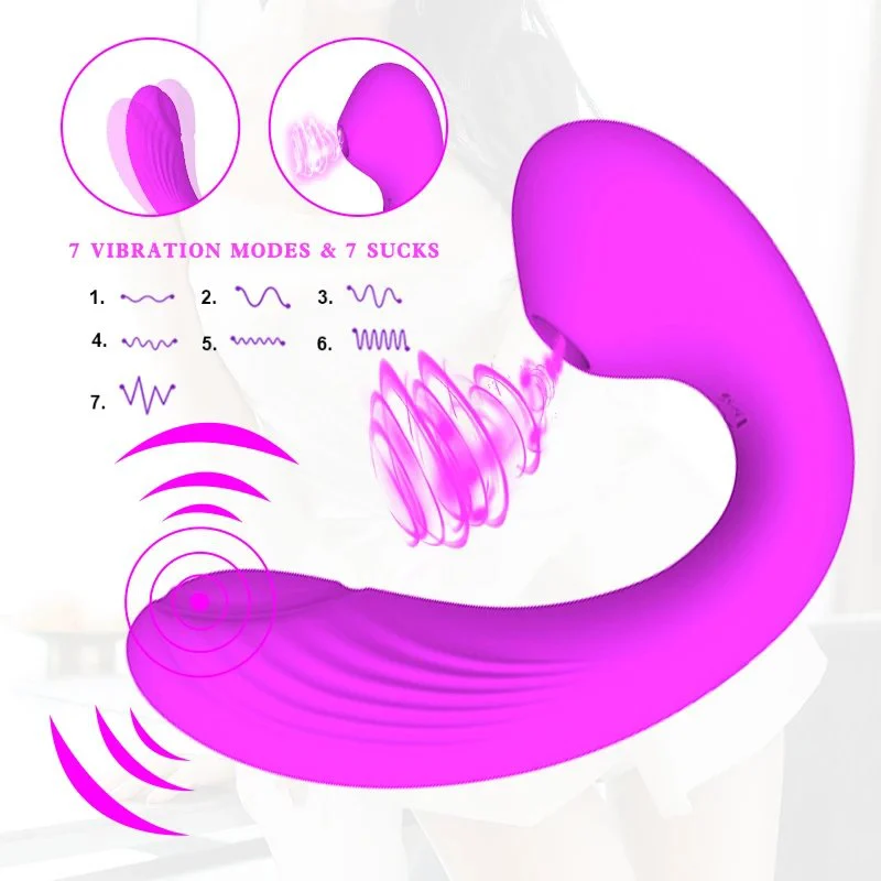 Gelance Dropshipping Adult Sex Toy for Women Silicone G-Spot Vibrator Clitoral Sucking Feature USB Power Supply Adult Sex