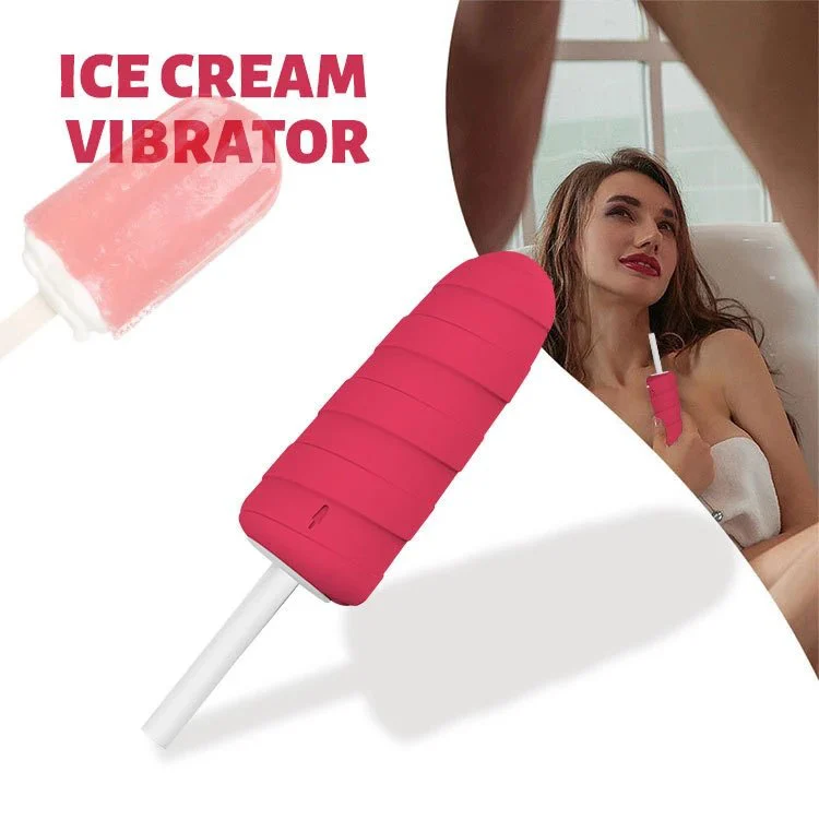 Powerful 10 Frequency G Spot Clitoris Stimulator AV Stick Vibrator Sex Toys for Woman Ice Cream Vibrator