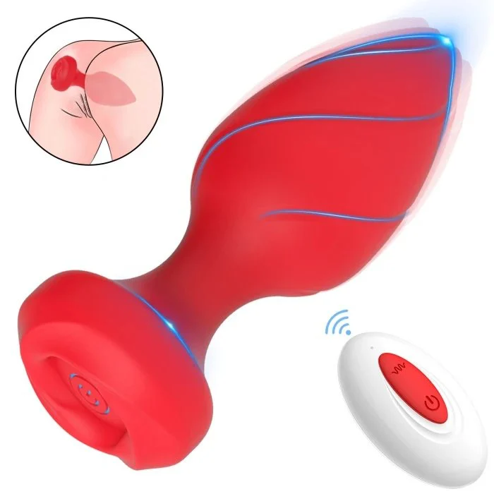 New Vibrating Butt Plug Rechargeable Anal Vibrator With Remote Control 10 Vibration Modes Waterproof Anal Sex Toys for Men