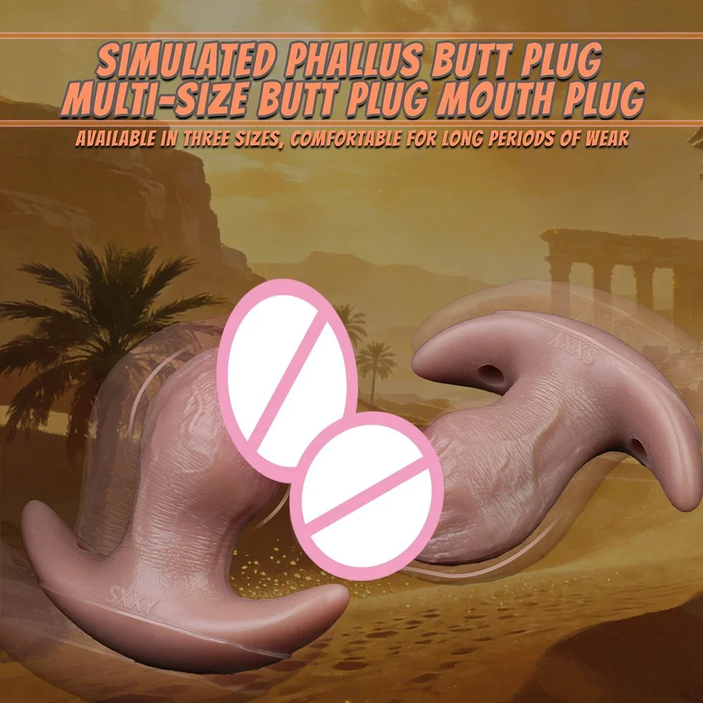 Liquid Silicone Realistic Dildo Style Vibrating Anal Plug Extra Large Size Adult Sex Toy for Adults 18+
