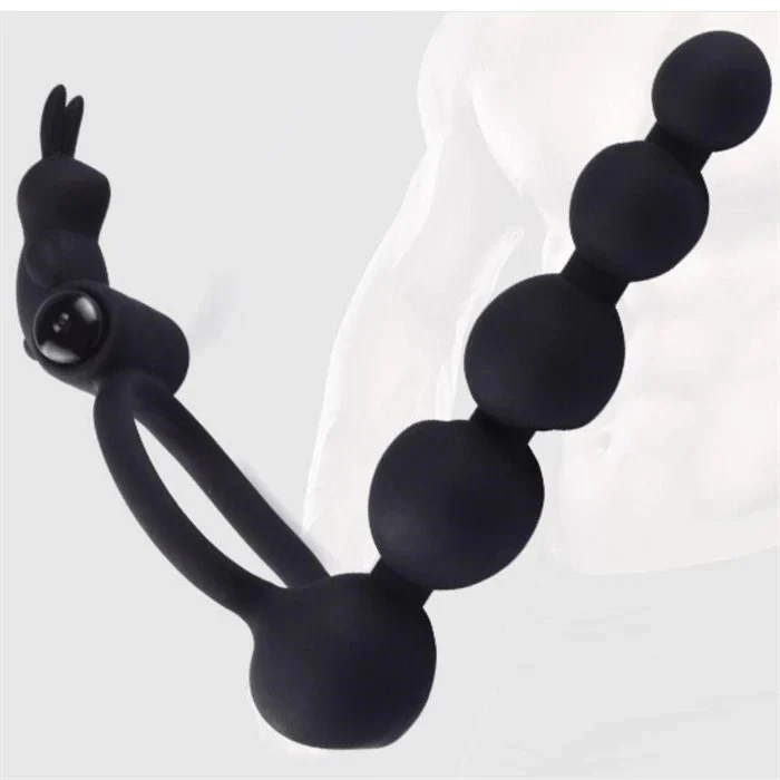 Male and Female Silicone Anal Plugs Anal Toys Locking Rings