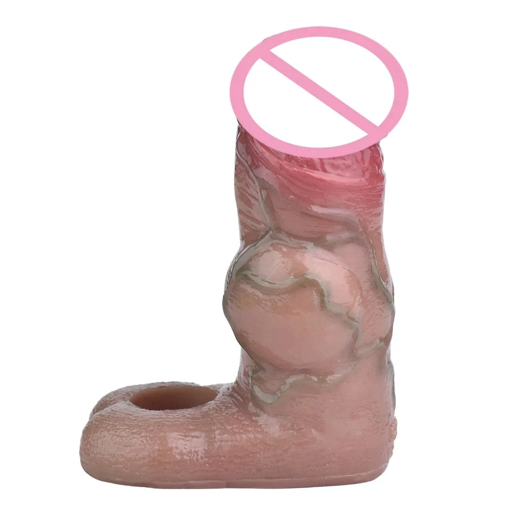 Soft Cock Sleeve with Knot Penis Enlargement Extensions Condom 4.9in Sex Toys for Men Couples Adults Products Intimate Goods