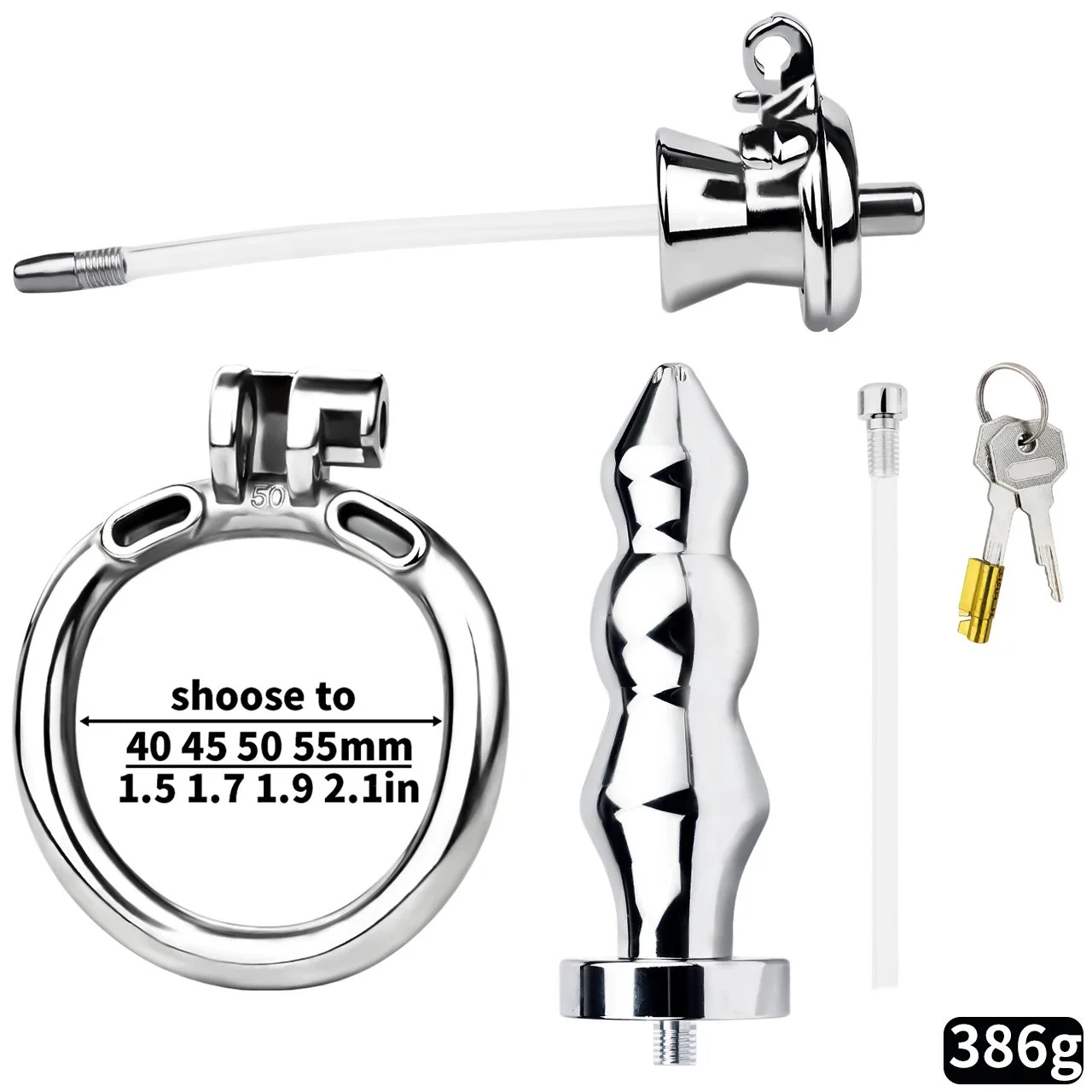 Metal Butt Plug Fetish Anal Sex Toy Chastity Device Stainless Steel Anal Dilator Game Anal Stimulation Gay Sex Toys
