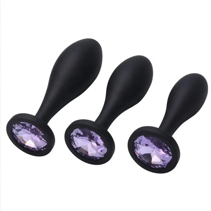 China Manufacturer's Silicone Geisha Anal Plug Jewelry-Style Butt Plug for Adults Men and Women