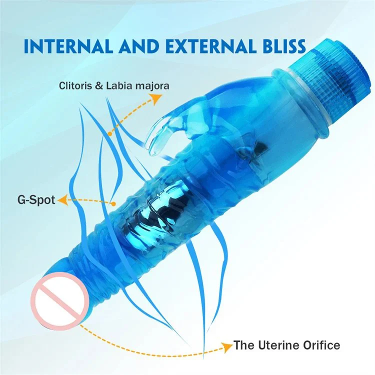 Female Masturbation Multi-speed Cheap Price Battery Personal Dildo G Spot Crystal Rabbit Vibrator