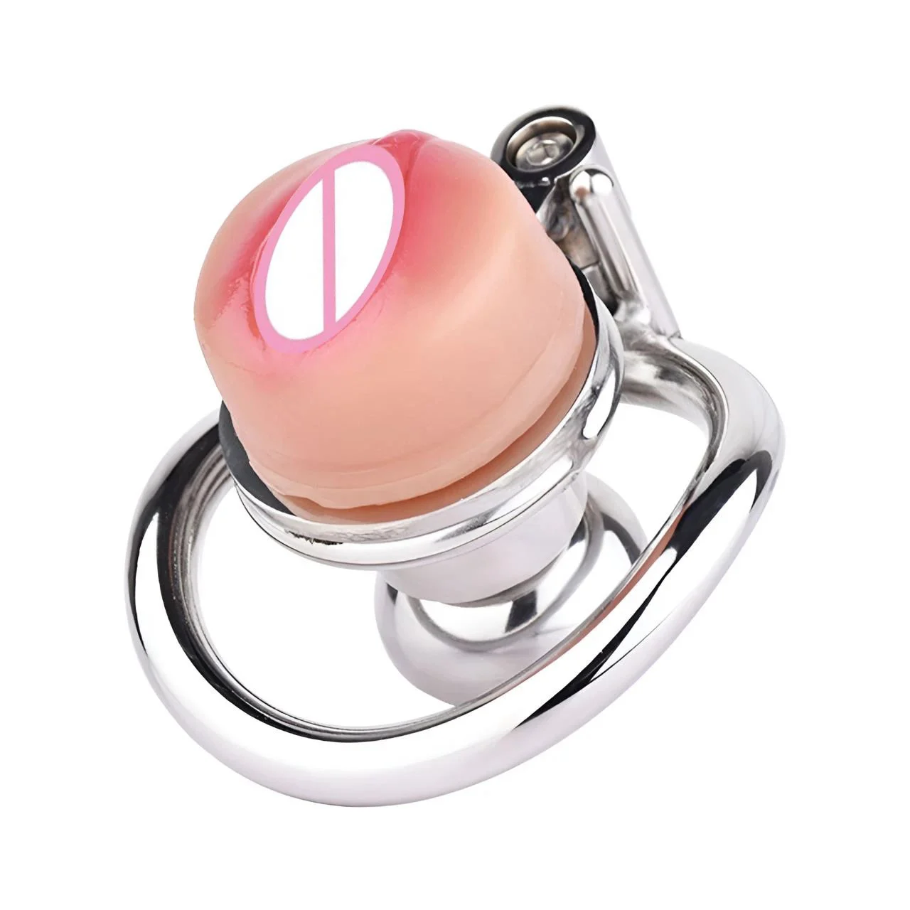 4 Active Size Rings Stainless Steel Sissy DIY Flat Pancake Chastity Cage Urethra Chastity Metal Ring