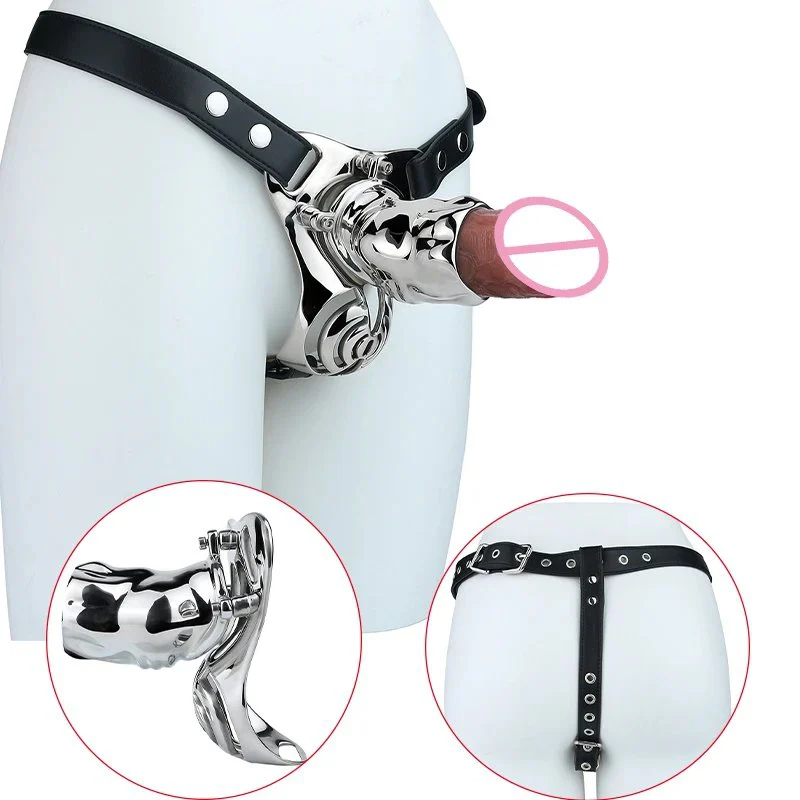 RodHolder Grain Stainless Steel Penis Sleeve a Penis Support Sex Toy Three Sizes Available Designed for Semi-erect Support Needs