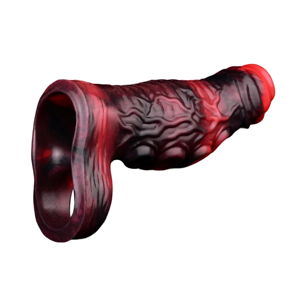 Penis Sleeve Fantasy Monster Big Dildo Octopus Vibrating Penis Condom Penis Enlarger Couple Sex Toys