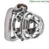5.9cm Lock Penis in Cage with Keyholder SM Sex Toys Man Metal Chastity Cage Spiked Chastity Device for Male