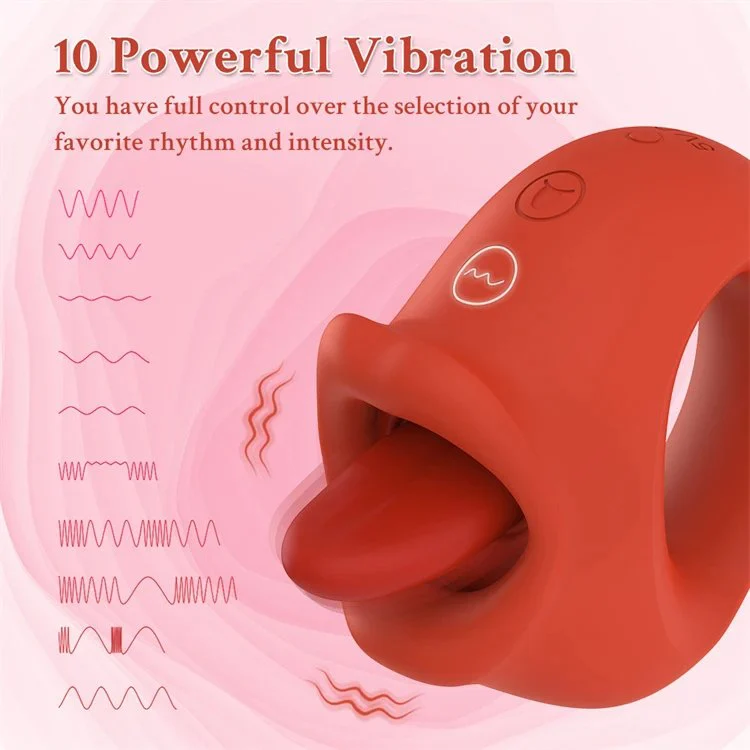 Female Masturbation New Oral Nipple Clitoral Stimulator Tongue Licking Vibrator Woman Sex Toys