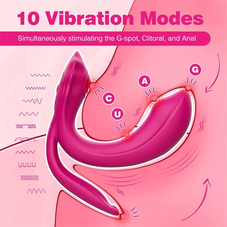 Female Masturbation Three Motors G Spot Wireless Remote Control Sucking Wearable Panties Vibrator Sex Toy
