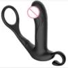 Male G-point Remote Control Backyard Massager Silicone Anal Plug Toy Vibration Lock Sperm Ring Prostate Massager
