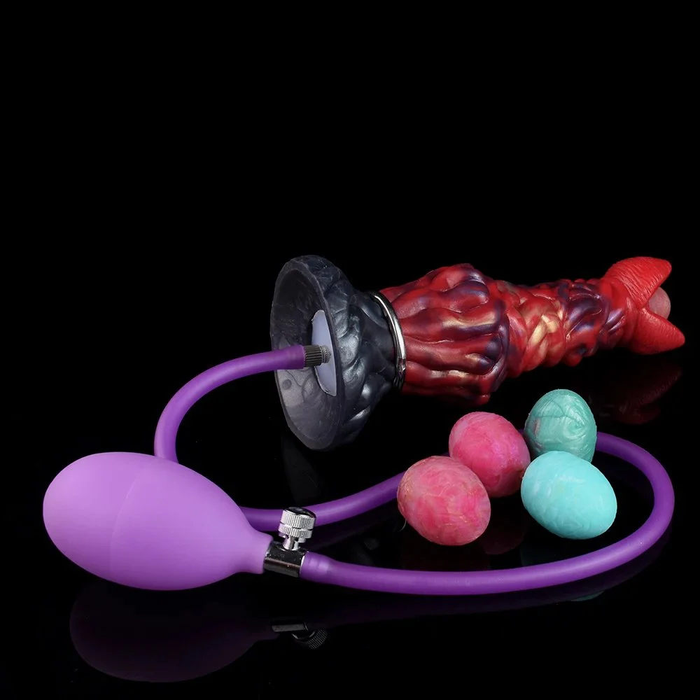 Fantasy alien Pandora Ovipositor Pump Sex Toys Colorful Alien Dildo Female Vaginal Stimulation Anal Plug Laying Masturbator