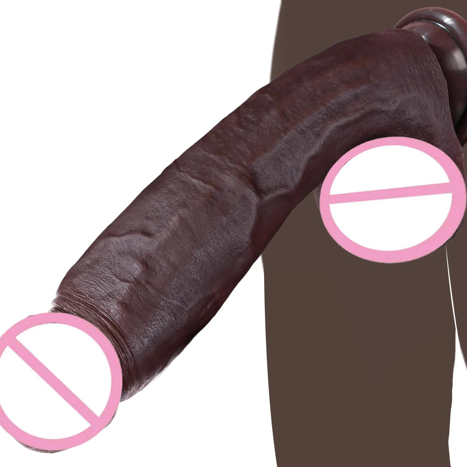 11 Inch Monster Huge Male Dildo Realistic Black Flesh Color Coffee Design Soft Liquid Silicone Sex Toy for Adults Made