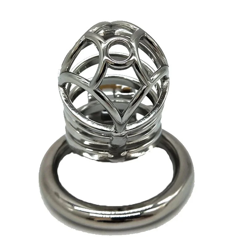 6.6cm Man Chastity Lock Penis in Cage with Key Male Chastity Device Metal Chastity Cage