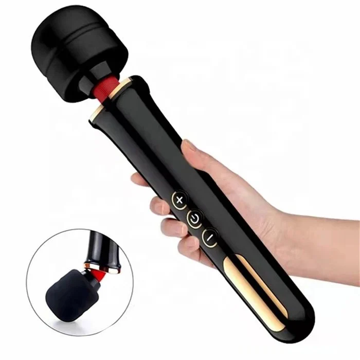 Powerful Multi-Frequency Nipple and Back Wand Body Massage Vibrator USB Supplied for G-Spot and Vaginal Stimulation