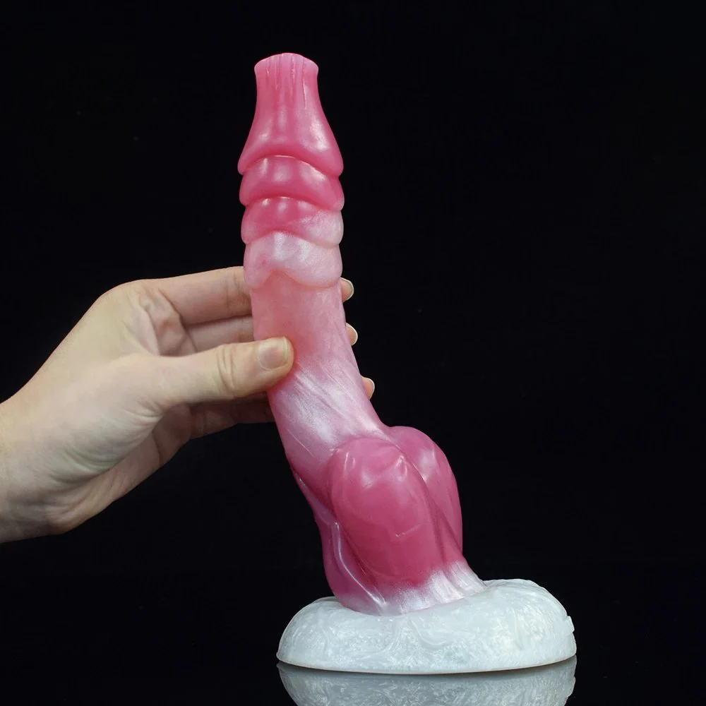 Animal Wolf Penis Dildo for Women Realistic Soft Silicone Penis with Suction Cup Dildo for Adult Women