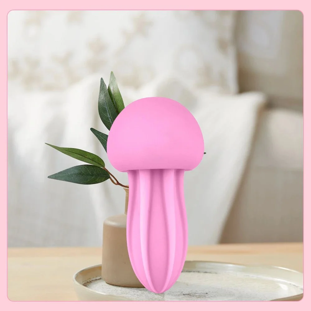 Jellyfish Shape Cute Sex Toy Silicone Vibrator Clitoral Massage Prostate Stimulation Sex Toy for Women
