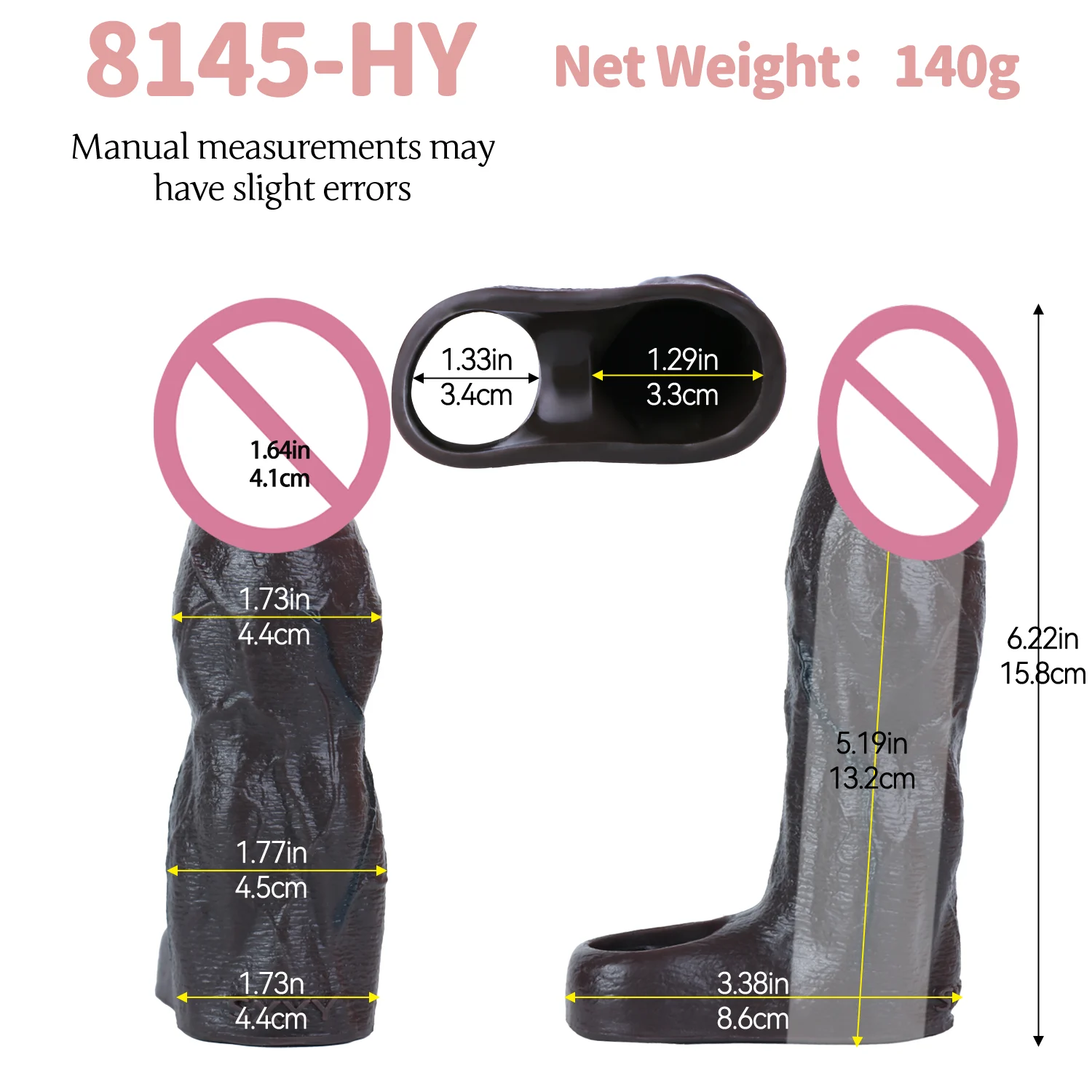 Silicone Cock Ring Penis Enlargement Sleeve Sex Toy Black Realistic Dildo Sheath Cock Enlarge Sheath for Couples