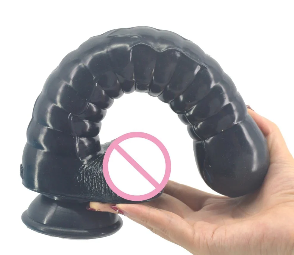 28.5cm 5.3cm Long Foreskin Dildo Anal Plug Rubber Penis Toys Sex Adult Weird Dildo Foreskin for Women