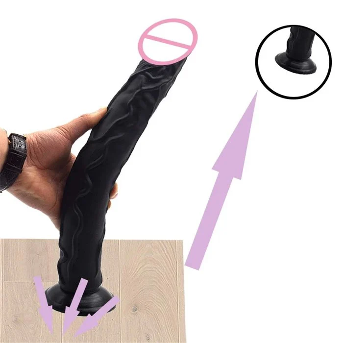 35cm Huge Anal Silicon Realistic Big Female Dildo Sexual Suction Cup Dildo Shop Sex Toys Dildos for Women