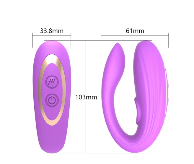 Generation U-Shaped Clitoral Vibrator Multi-Frequency Wearable for Egg for Men and Women