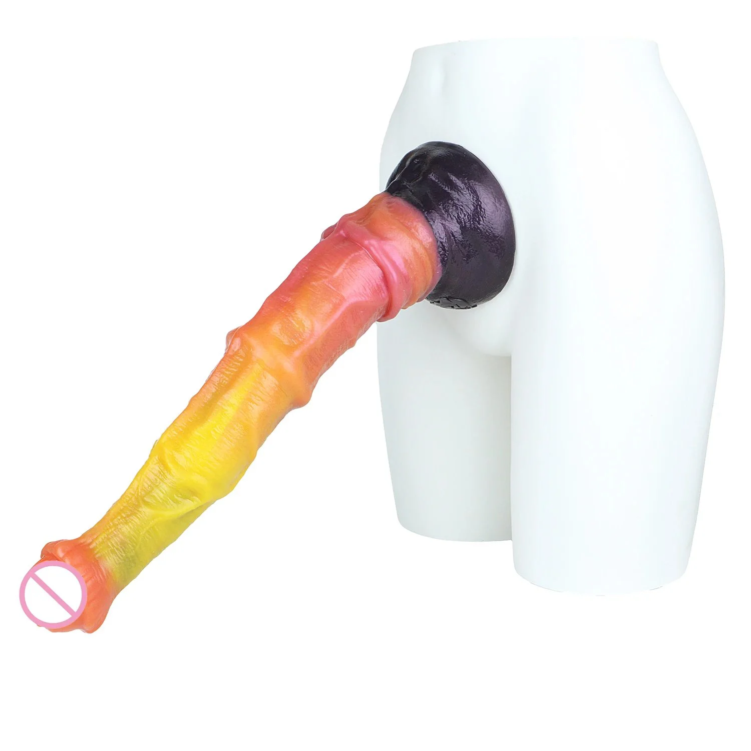 44cm Giant Dildo Horse Dildo with Suction Cup Real Animal Dildo Anal Plug G-Spot Stimulator for Women Men Gay