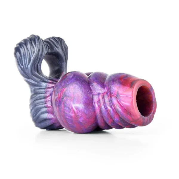 Silicone Enlargement Penis Sleeve Masturbator for Man Reusable Condoms Penis Pump for Adult Cock Rings Sex Toys