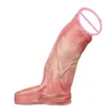 Realistic Soft Silicone Penis Enlargement Sleeve Simulation Sex Dildo Male Penis Enlargement Couple Sex Toy