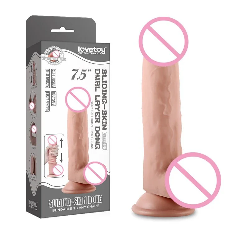 Plug Flesh Dildos Double Tpe Realistic Soft Waterproof Flexible Strong Suction Cup Dildo