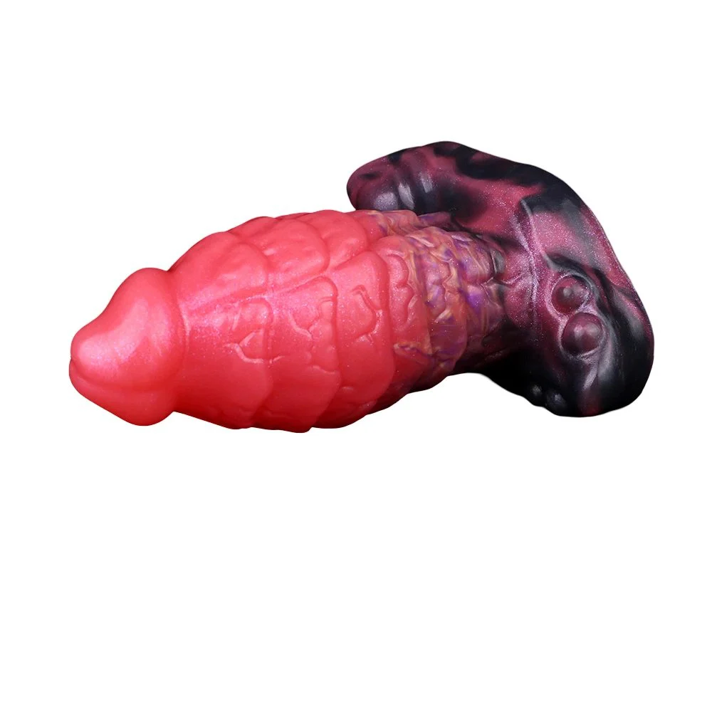 Red Dragon Fantasy Liquid Silicone Anal Plugs for Men and Women Large Size Anal Plugs Step up for Increased Friction