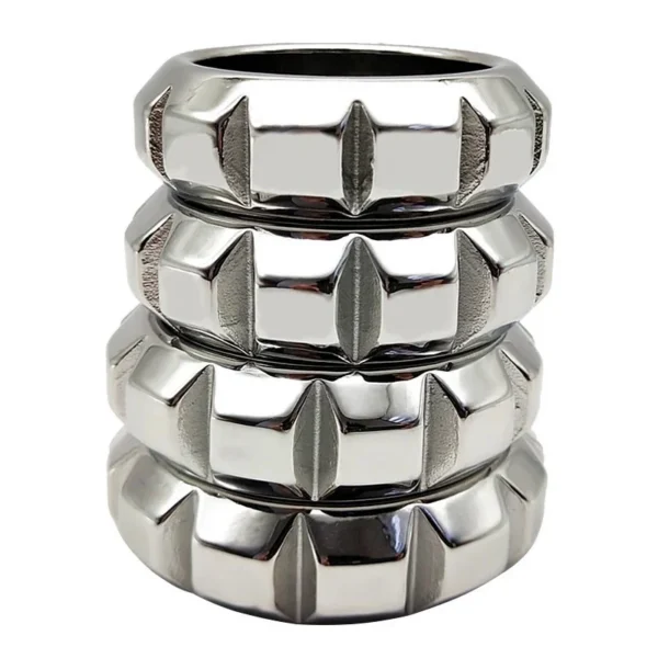 304 Stainless Steel Penis Ring Cock Cages Sex Toy for Big Cock Man Metal Lock Penis Cock Cages for Male