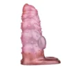Reusable Silicone Wolf Teeth Sleeve Enlargement Dildo Strong Stimulation Clitoris Making Woman Orgasm for Men