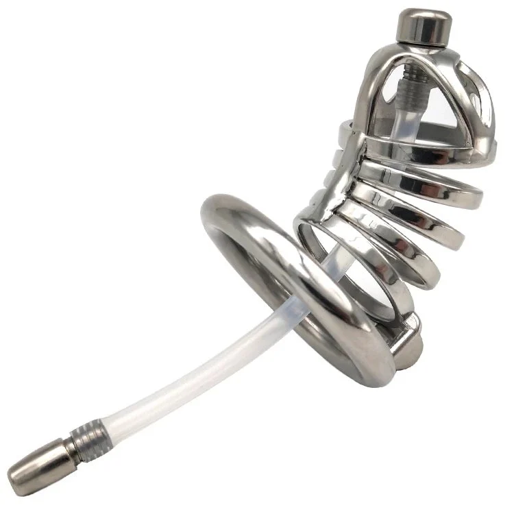 12A Men's Stainless Steel Chastity Locks Alternative Toys Adult Sex Toys, Bird Cage Jj Cage Control Device Male Chastity Be