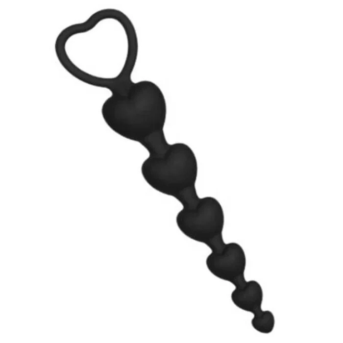 Silicone 6 Bead Anal Plug Metal Anal Sex Toys for Couples