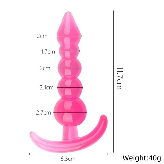 Crystal 5 Anal Beads for Men Women Couples-Gay Adult Anal Plug Expander Sex Toys