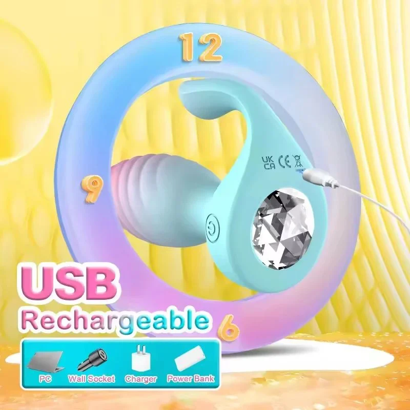 Remote Control Vibrating Anal Butt Plug Silicone Anus Prostate Massager Electric Shock Anal Vibrator for Women