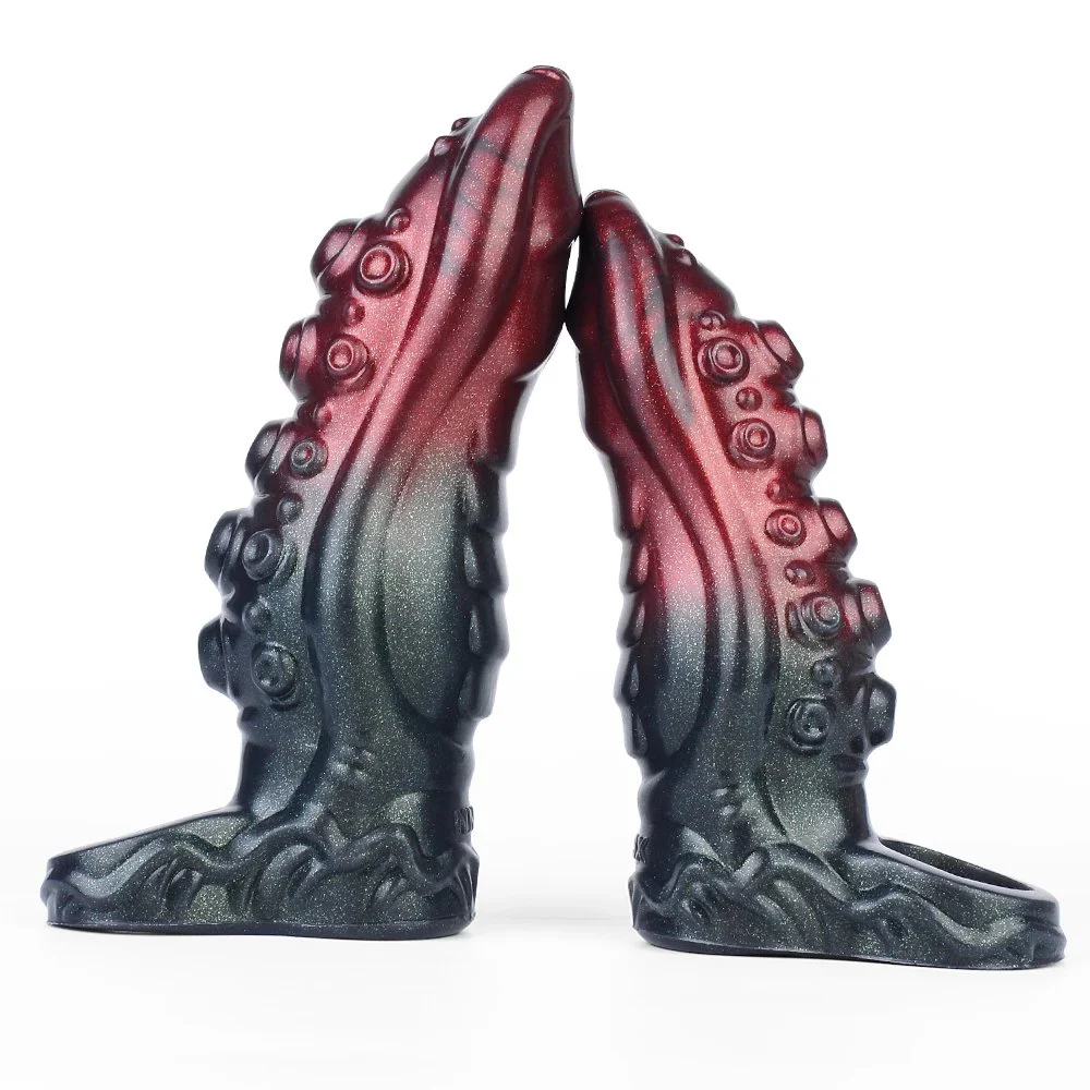 Silicone Tentacle Dildo Sleeve for Adults Realistic Octopus Design, Textured Anal Toy, Soft Flexible BDSM Fantasy Play